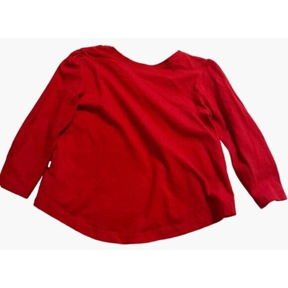 Baby GAP Brannan's favorite Shirt Toddler Size 2 Long Sleeve Red Excellent very - Picture 2 of 4